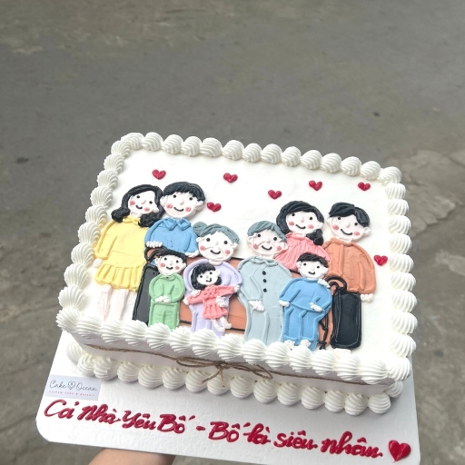 Bánh sinh nhật cho bố đẹp nhất 2022 - Blisbi Bakery