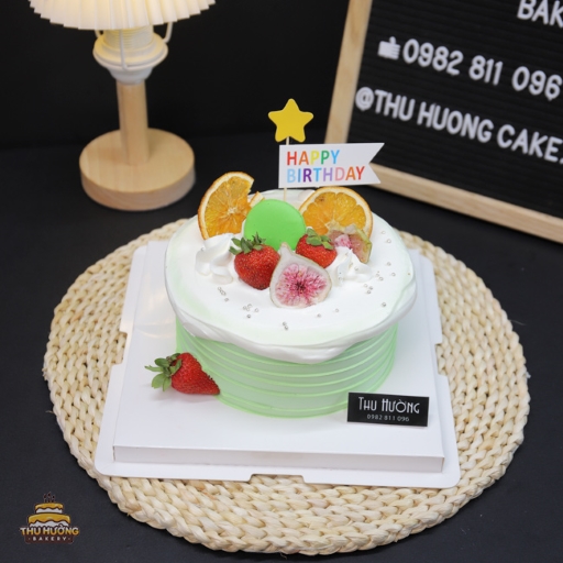 Bánh sinh nhật Hàn Quốc với lớp kem chảy nhẹ nhàng
