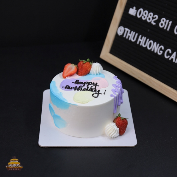 Bánh kem sinh nhật tạo hình 3D chú thỏ dễ thương (Mẫu 46022 ) - FRIENDSHIP  CAKES & GIFT