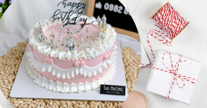 Bánh sinh nhật cho bé gái tạo hình cô bé dễ thương (Mẫu 50318) - FRIENDSHIP  CAKES & GIFT